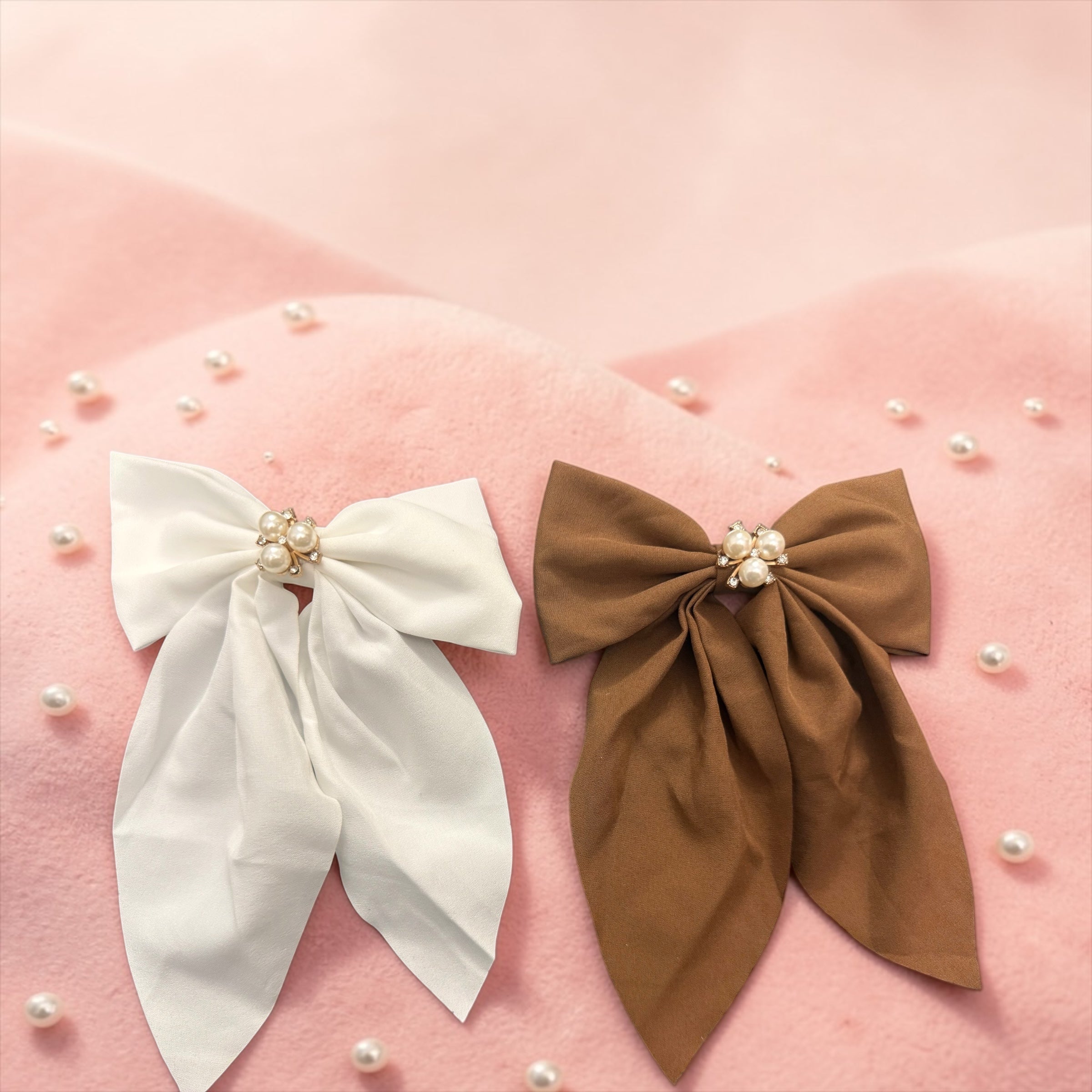 RHINESTONE BOW set of 4