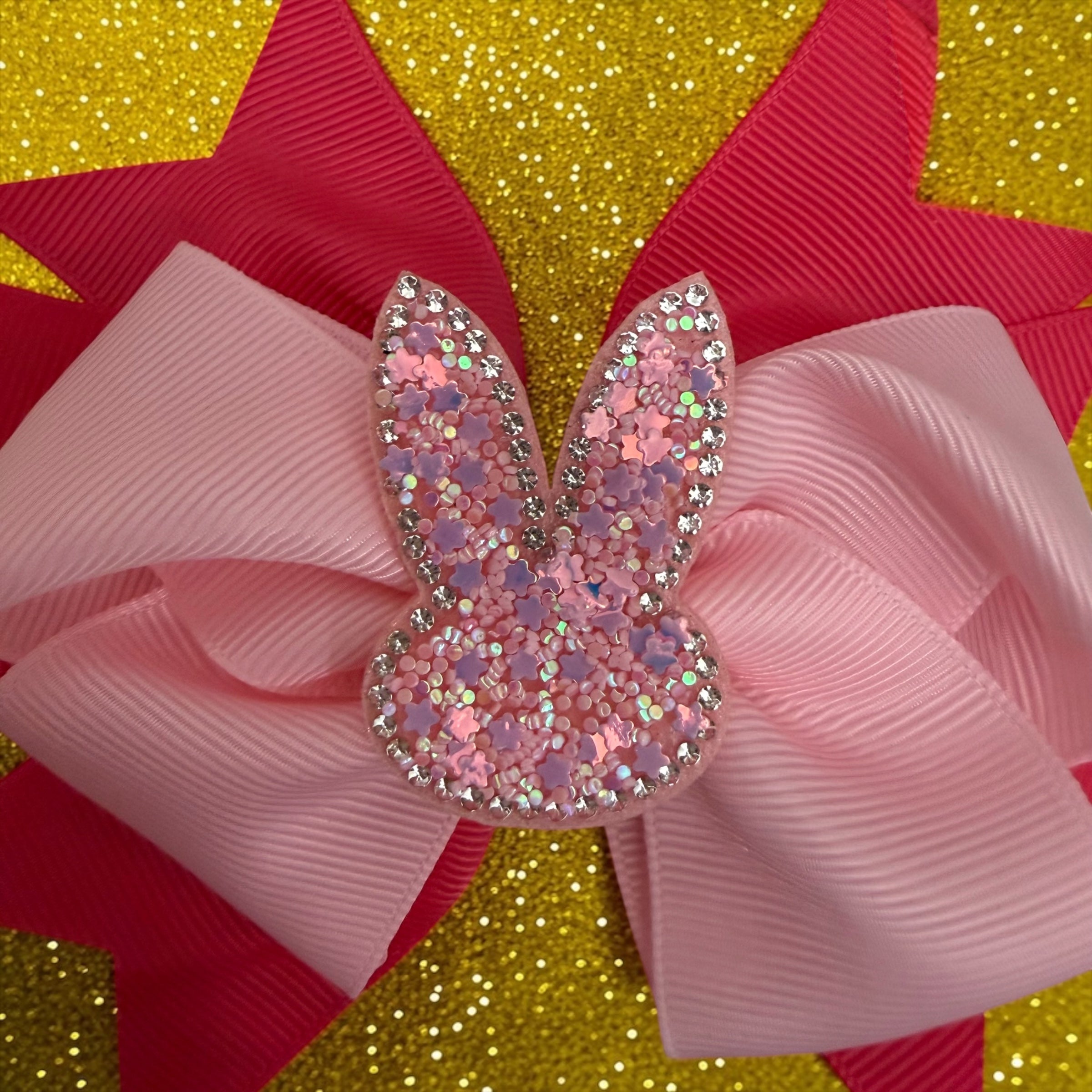 EASTER HAIR BOWS set of 4