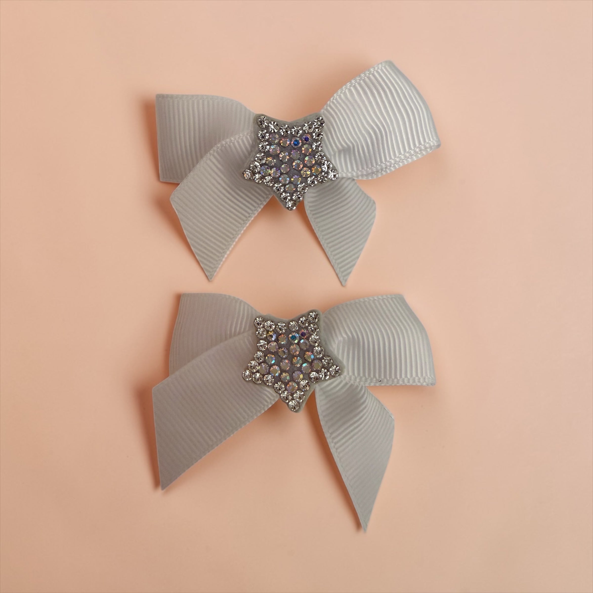 EASTER SPARK BOWS set of 8 (pink &blue)