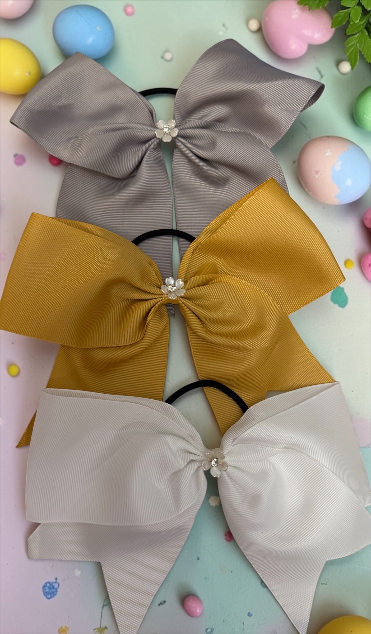 EASTER SCHOOL BOWS set of 3